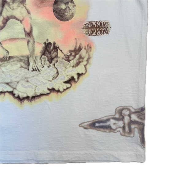 Travis Scott Circus Maximus 2024 Australia Tour Tee White Large DEADSTOCK - Picture 4 of 8